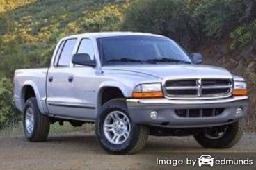 Insurance rates Dodge Dakota in Long Beach