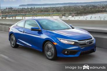 Insurance rates Honda Civic in Long Beach