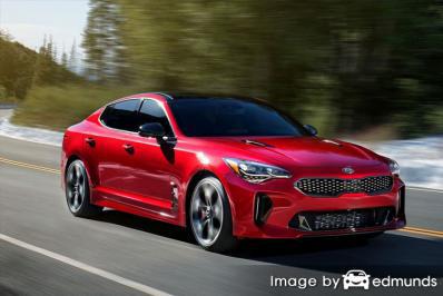 Insurance rates Kia Stinger in Long Beach