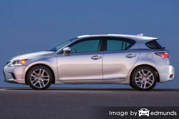 Insurance rates Lexus CT 200h in Long Beach