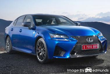 Insurance rates Lexus GS F in Long Beach