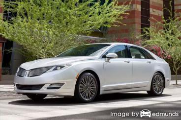 Insurance rates Lincoln MKZ in Long Beach