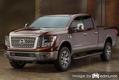 Insurance rates Nissan Titan XD in Long Beach