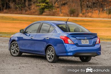 Insurance rates Nissan Versa in Long Beach