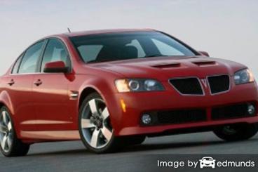 Insurance rates Pontiac G8 in Long Beach