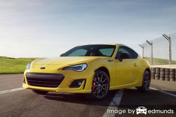 Insurance rates Subaru BRZ in Long Beach