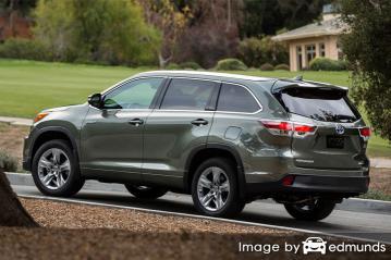 Insurance quote for Toyota Highlander Hybrid in Long Beach