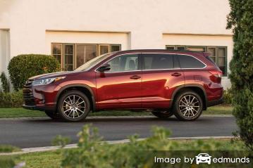 Insurance quote for Toyota Highlander in Long Beach